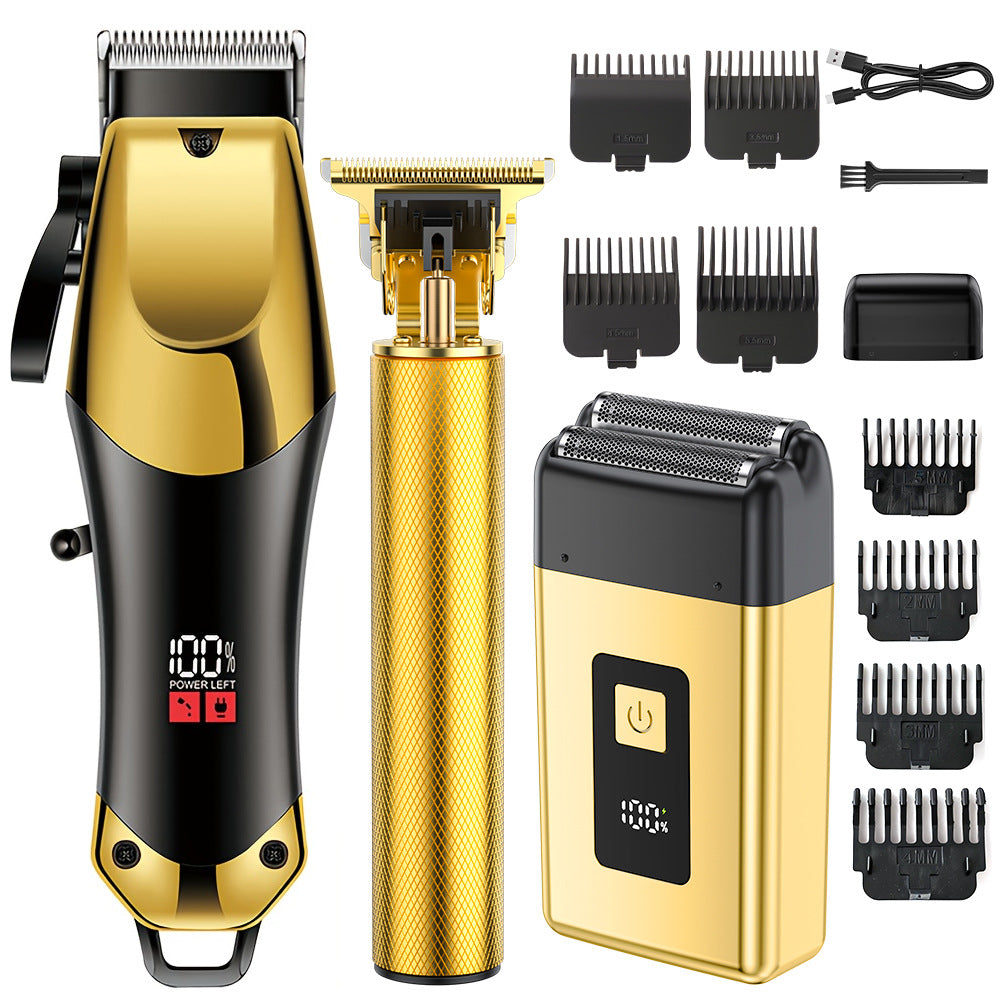new arrival hairdressing machine suit oil head engraving digital display hairdressing clipper suit electric clipper clipper