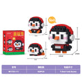 Compatible with lego bricks santa claus cartoon figure kids assembly educational christmas toy gift cross-border wholesale