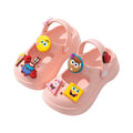 Spongebob squarepants new family kids clogs - thick sole, height increasing, outdoor wear, summer anti-slip, anti-odor beach sandals and slippers