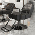 [reclining model + no headrest] black leather - black thickened disc