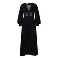 D534 european and american cross-border  foreign trade plus size beaded mesh fashion casual loose wide leg african jumpsuit