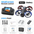 K100mini drone with screen remote control, optical flow hovering, dual lens hd aerial photography, extended flight time remote control aircraft