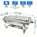Amazon stainless steel buffet warmer - foldable flip-top square alcohol stove - food heating buffet stove - hotel dining stove