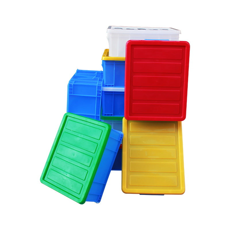 Plastic turnover box Thickened workshop Plastic box Logistics sorting Warehouse box Large transport box with lid Logistics box