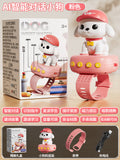Kids smart ai voice dialogue learning to speak robot dog educational early education toy baby artificial electric puppy