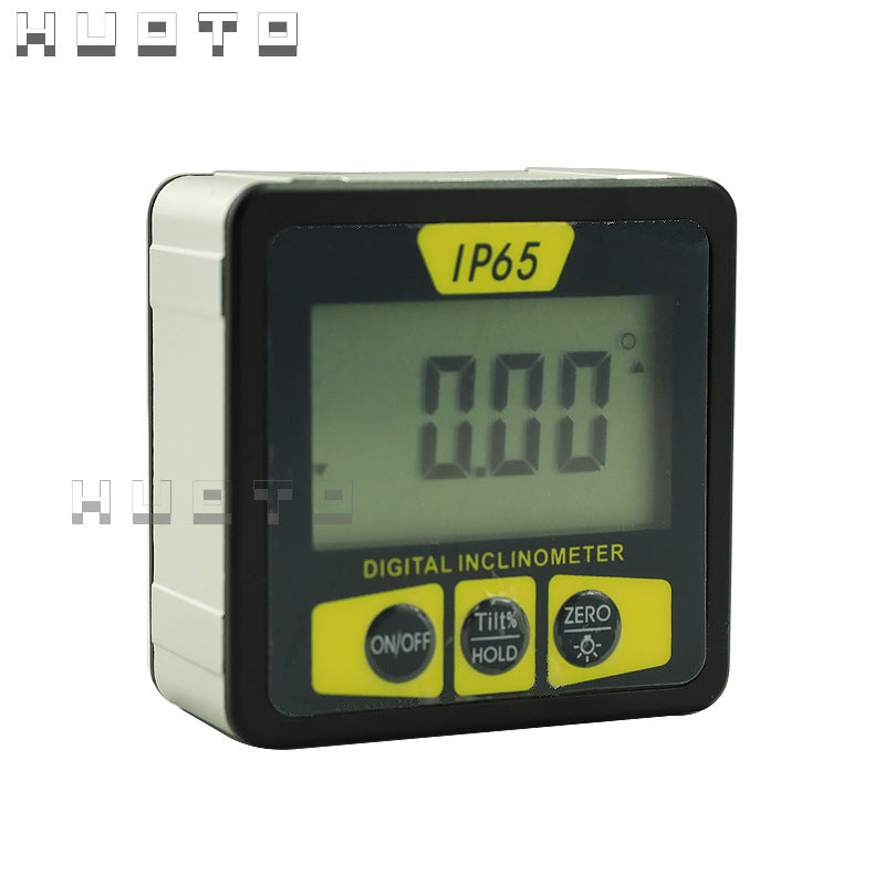 HUOTO Digital Display Inclination Box IP65 Digital Display Inclination Meter Angle Meter Multifunctional Level Meter Angle Ruler Slope Meter