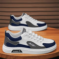 Men's summer new leather sneakers breathable athletic casual shoes youth trendy korean style versatile men's white shoes