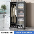 6 doors 1 hanging shoe compartment deepened version
