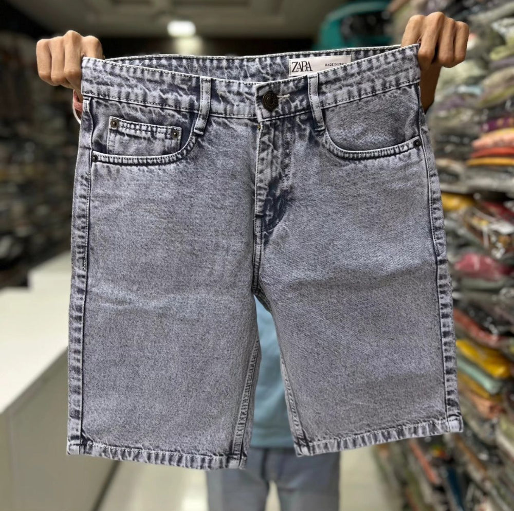 Men's denim shortsjeans men's jeans new half length ripped denim men's pants wholesale