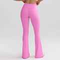 stripes yoga pants flared women's pants high waist hip lifting outdoor sports slimming look wide leg slightly flared yoga pants for women