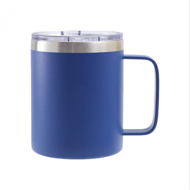 spray plastic 12oz stainless steel mug casual business coffee cup personalized sublimation thermos cup wholesale