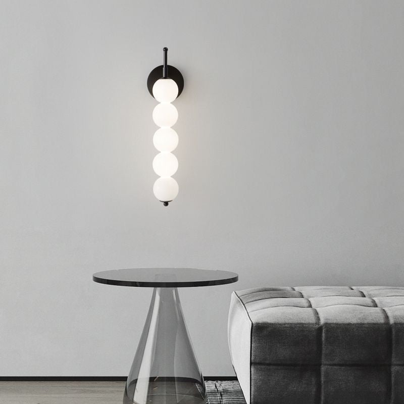 Creative modern minimalist nordic bedside wall lamp bedroom ambiance designer gourd living room background wall decorative light