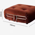 Modern medieval style accessible luxury fabric sofa for large and small apartments nordic living room single three-person steel tooth designer retro