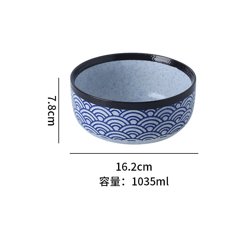 European-style restaurant & hotel unique plates - creative ceramic bowls for cold dishes, desserts, snacks, and salads