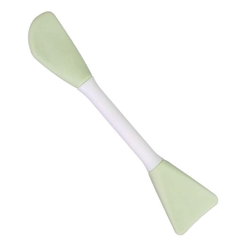 Double-ended silicone brush mask brush knife type + shovel type soft rubber head brush diy mask adjustment tool dual-purpose makeup brush