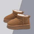 Best selling snow boots for women winter fleece-lined2026new arrivalwinter large cotton shoes thick sole heightening short boots outwear bread shoes