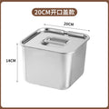 20cm with open lid
