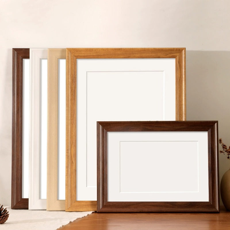 Photo frame empty frame A3a4 desktop table setting calligraphy and painting calligraphy picture frame mounted four 4K open 8 puzzle outer frame wall hanging DIY