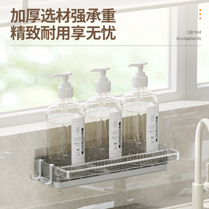 Rack Kitchen Sink Shelf Dishwashing Sponge Dishwashing Cloth Vegetable Melon Cloth Drain Rack Artifact Storage Rack Supplies