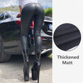 Amazon  new arrival: women's multi-color leather pants - high-waisted, four-way stretch, butt-lifting pencil pants/leggings