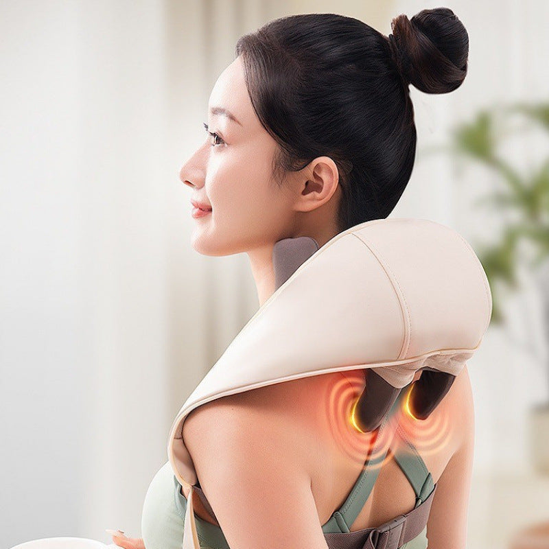 Rhomboid muscle massage shawl cervical spine kneading waist and back massage kneading multi-function hot compress household electric gift wholesale