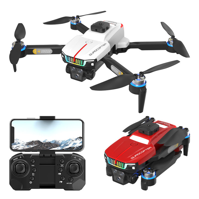 J6 drone - brushless, obstacle avoidance, lighting, quadcopter, optical flow, hd aerial photography, long-endurance remote control aircraft toy
