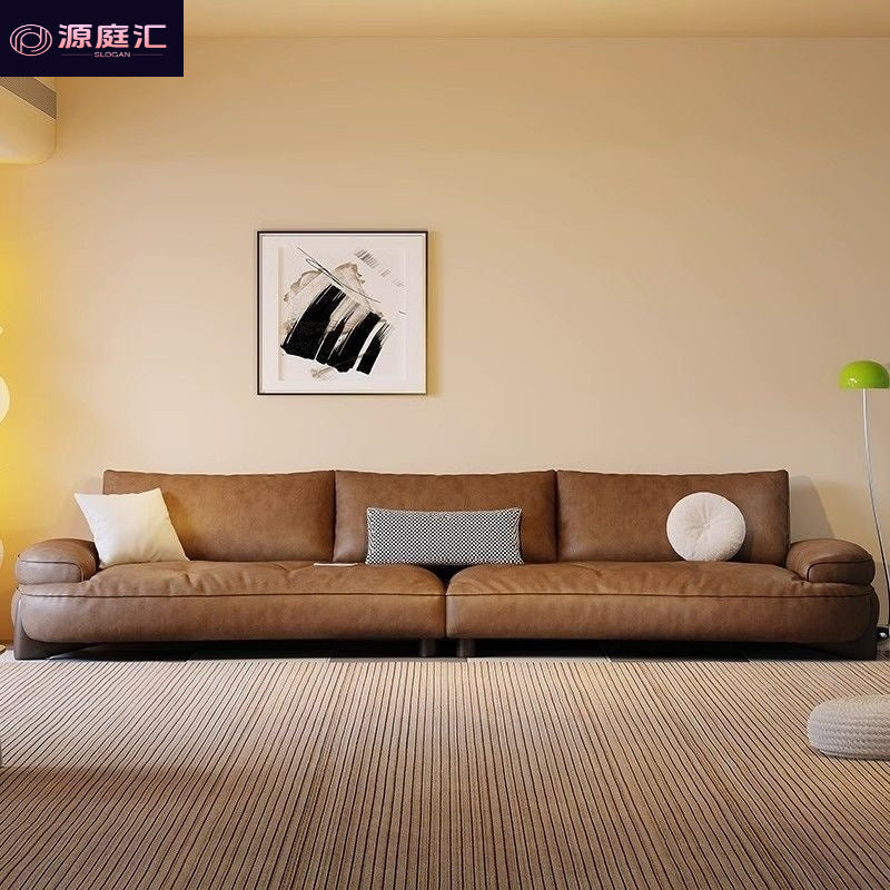 Popular minimalist sofa, european-style white cream aesthetic, suitable for small and large apartments, living room, home use, light luxury, small apartment sofa