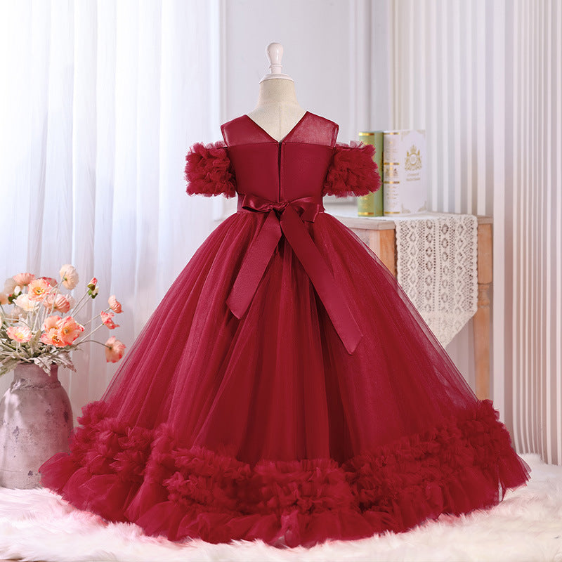 Ready-to-ship wholesale girls' dresses, direct from the manufacturer. cross-border, european and american style flower girl dresses, princess dresses for older girls and toddlers, children's dresses