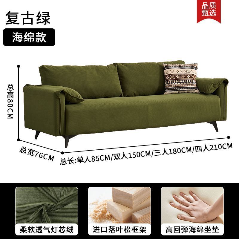 American mid-century oil wax leather sofa, perfect for living rooms, small apartments, clothing store receptions, and adding a touch of understated luxury with a vintage vibe. this double-seater sofa is a stylish choice