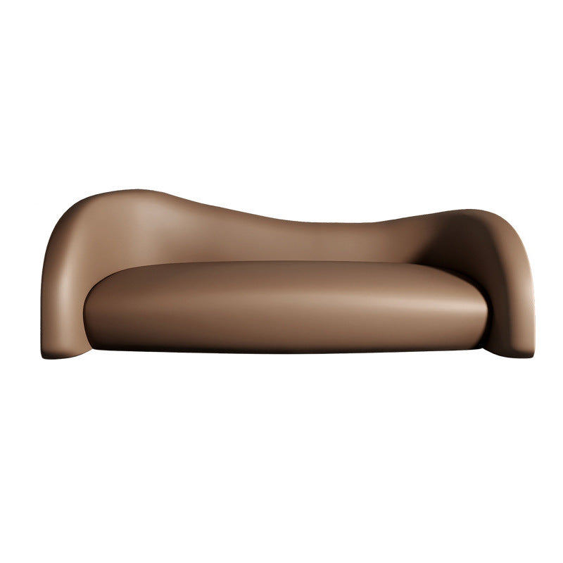 Accessible luxury leather sofa designer double sofa chair office hotel reception small sofa popularfor home leather sofa