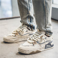 Trending men's winter shoes 2025: versatile chunky sole casual sneakers, anti-slip youth sports trendy shoes