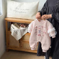Spring & fall baby super cute baby onesie autum clothes princess style long sleeves khaki outing clothes super cute sweet