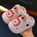 Kids' clogs: summer indoor anti-slip cartoon sandals for boys and girls, toddlers and young children, baby slippers, outdoor beach sandals