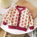 fall/winter new arrivals: versatile knitted cardigan for kids - warm, thickened outerwear sweater for boys and girls