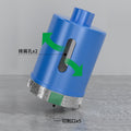 Angle grinder hole saw - for marble, stone, glass, ceramic, tile, pebble, and granite drilling