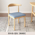 For homenordic desk chair modern casual restaurant chair iron horn chair dining table chair backrest stool
