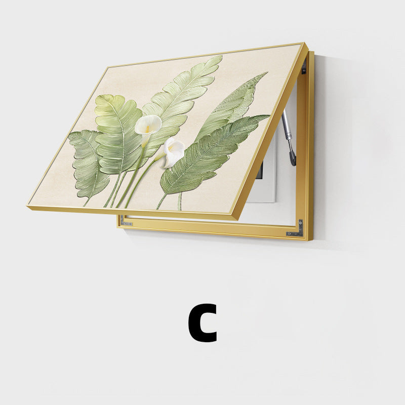 Nordic wind meter box decorative painting Internet celebrity advanced inductor switch box cover hanging painting distribution box weak electric box cover ugly