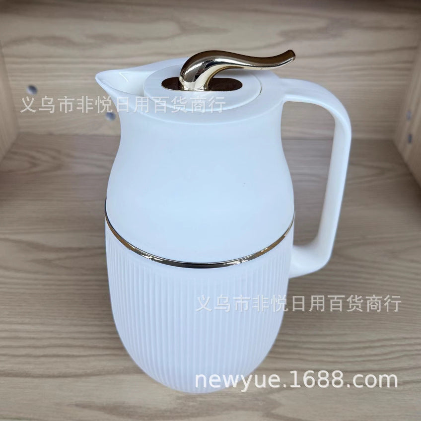 best-selling manufacturer direct sales thermos kettle thermos coffee pot thermos kettle thermos teapot capacity plastic red gallbladder
