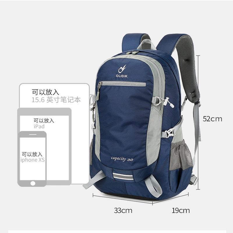 Outdoor Mountaineering Bag Men's and Women's Hiking Backpack Leisure Travel Business Travel Computer Bag Multifunctional Travel Backpack