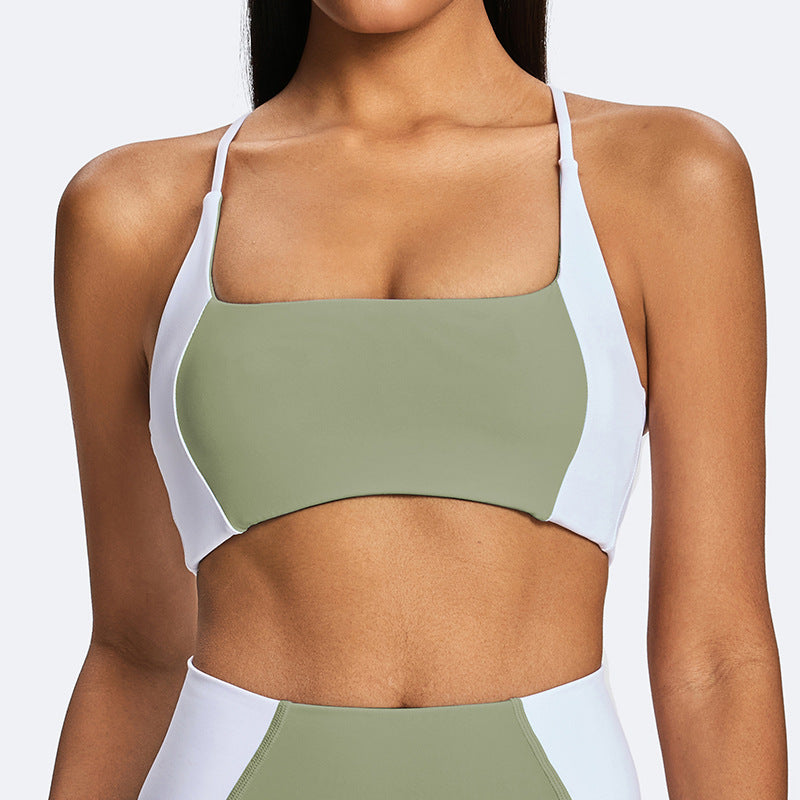 New arrival: barely-there feel, sexy open-back, shockproof sports bra - vest style, premium yoga bra for women