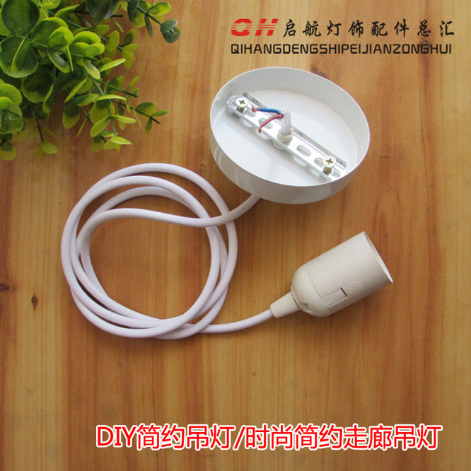 DIY simple chandelier, white simple restaurant corridor chandelier lighting accessories, simple chandelier lighting chandelier