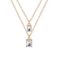 Gold-plated necklace wholesale new arrival cross-border crystal pendant multi-layer fashion celebrity street style sweater chain female factory direct sales