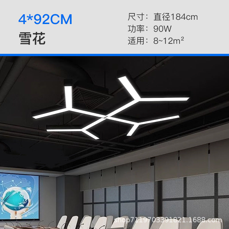 Y-shaped chandelier creative special-shaped office gym e-sports room supermarket playground video game city commercial modeling light