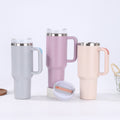 amazon large-capacity 40oz ice cup 304 stainless steel handle thermos cup outdoor car water cup