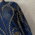 supply manufacturers direct sales african fashionfashion silm elastic denim silm hot diamond beaded long skirt big sale