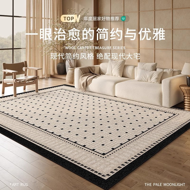 Living room carpet, medieval style, no-wash, wipeable, frenchretro sofa, coffee table, floor mat, bedroom bedside blanket,  new arrival