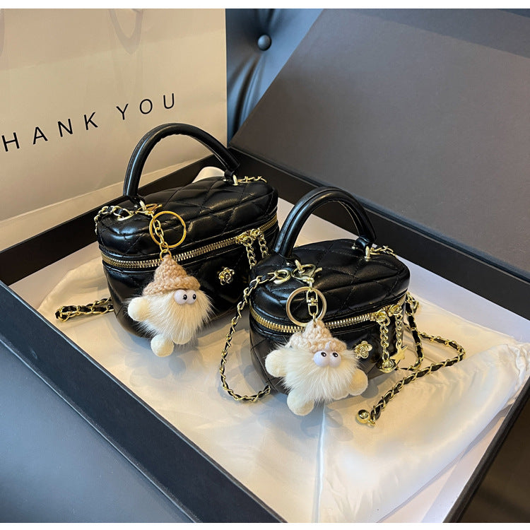 Cross-border diamond chain bag women's spring and summer 2025 new fashion niche shoulder messenger bag high-end mini bag