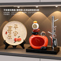 【make a fortune】red set + peace & joy display plate