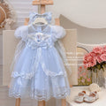 Girls' princess dress -  summer new arrival - stylish children's elsa dress - elsa lolita gown - little girl's birthday dress