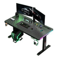 Electric adjustable height carbon fiber computer desk - desktop gaming desk - height adjustable office table